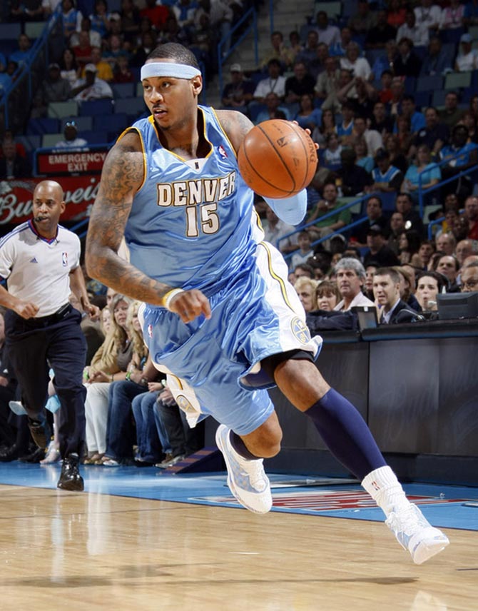 denver nuggets Light blue shorts